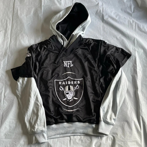 ๐ NFL Vintage Oakland Raiders Jersey-Sweater Combo - Men's Size Medium ๐ - Picture 5 of 11